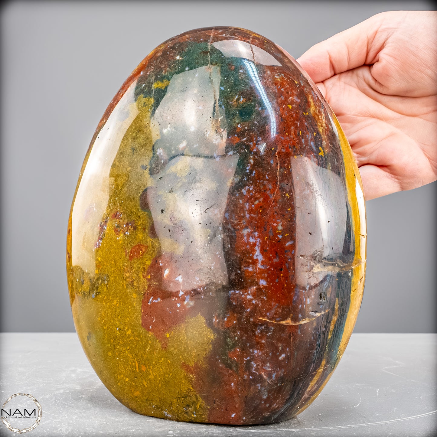 Natürliche Ozean-Jaspis Kristall-Freiform - 3351,67 g