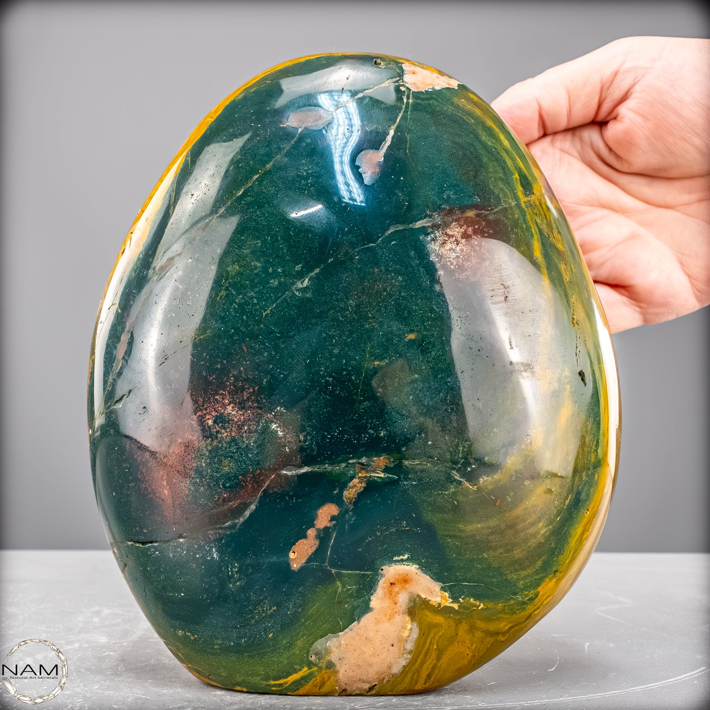 Natürliche Ozean-Jaspis Kristall-Freiform - 3351,67 g