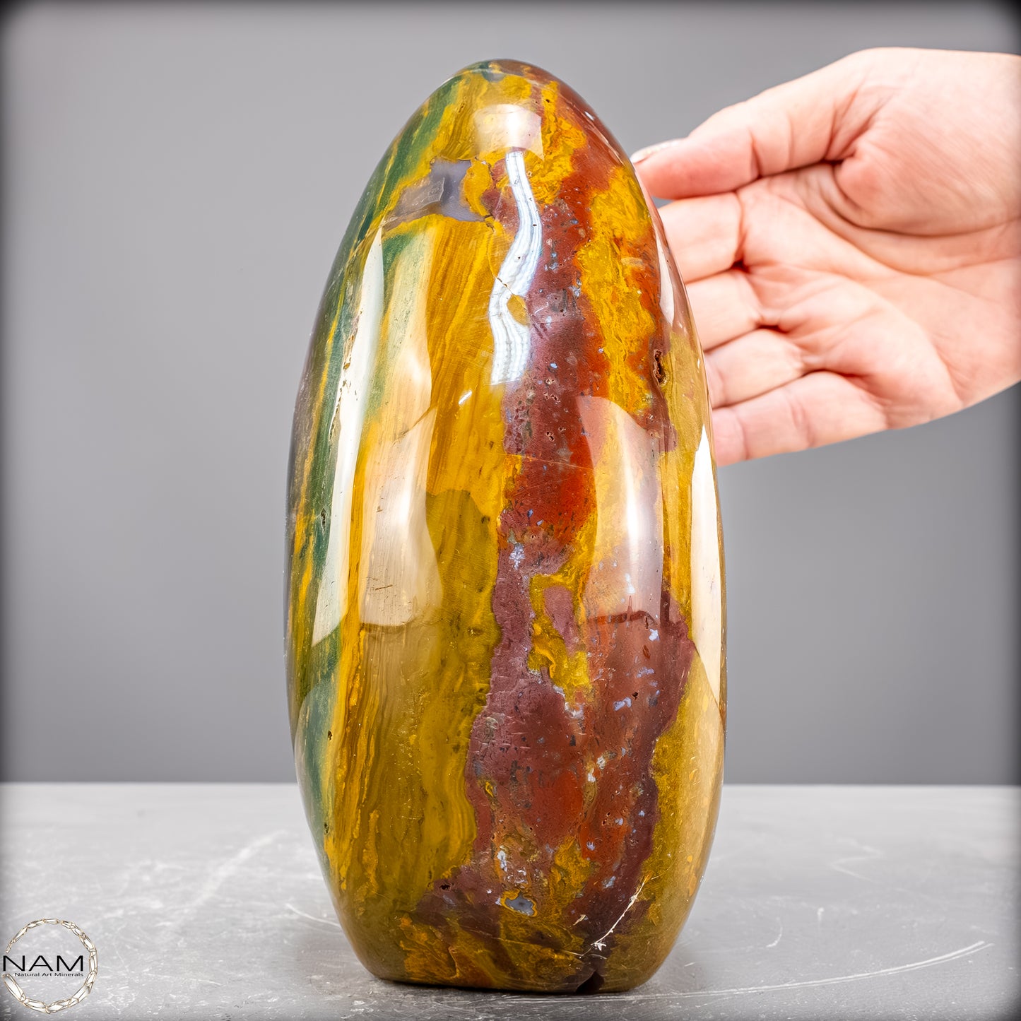 Natürliche Ozean-Jaspis Kristall-Freiform - 3351,67 g