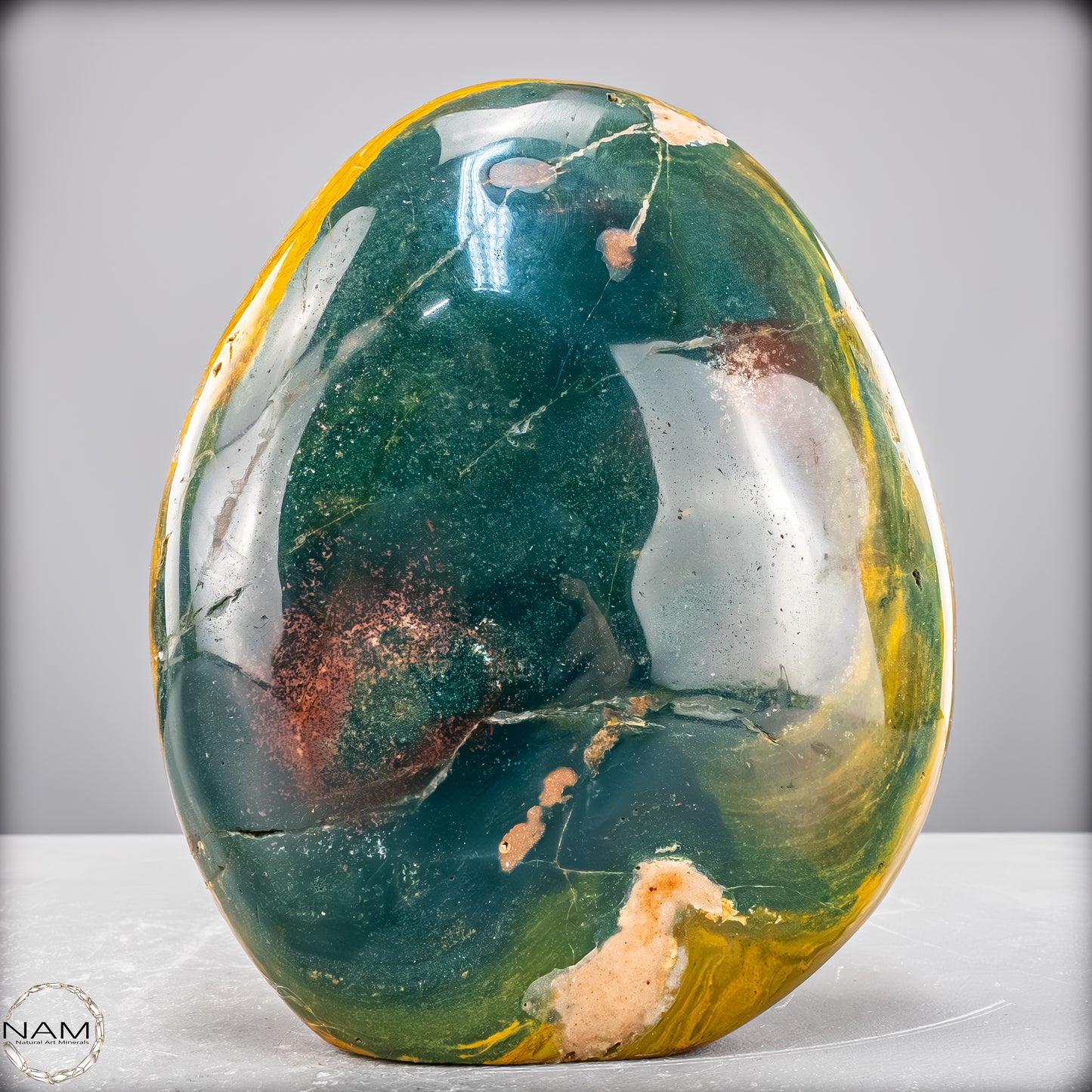 Natürliche Ozean-Jaspis Kristall-Freiform - 3351,67 g