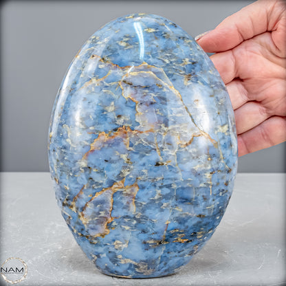 Natürliche Blaue Quarz Freiform aus Brasilien - 1924,67 g