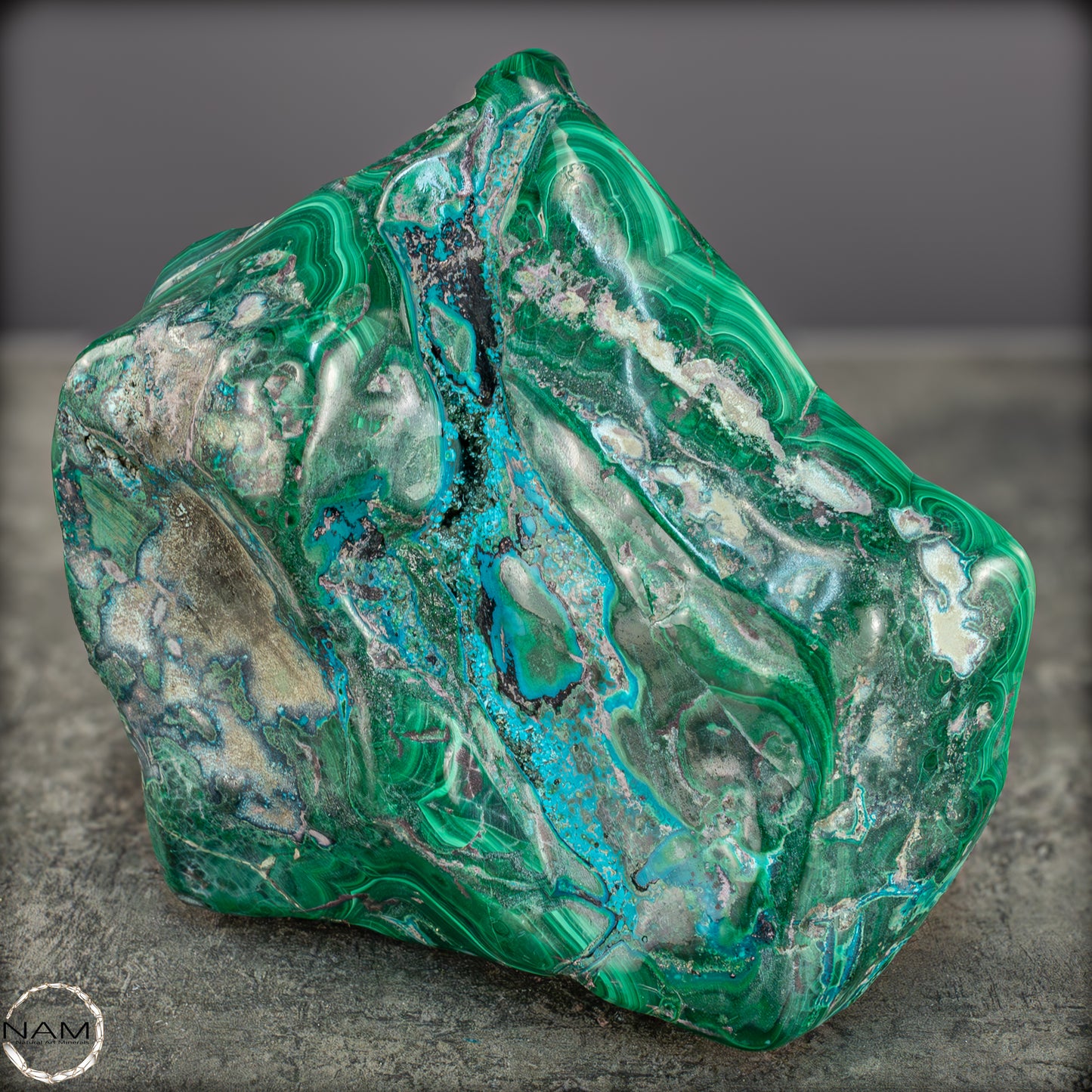 Natürlicher Botryoidaler Malachit - 2054,39g