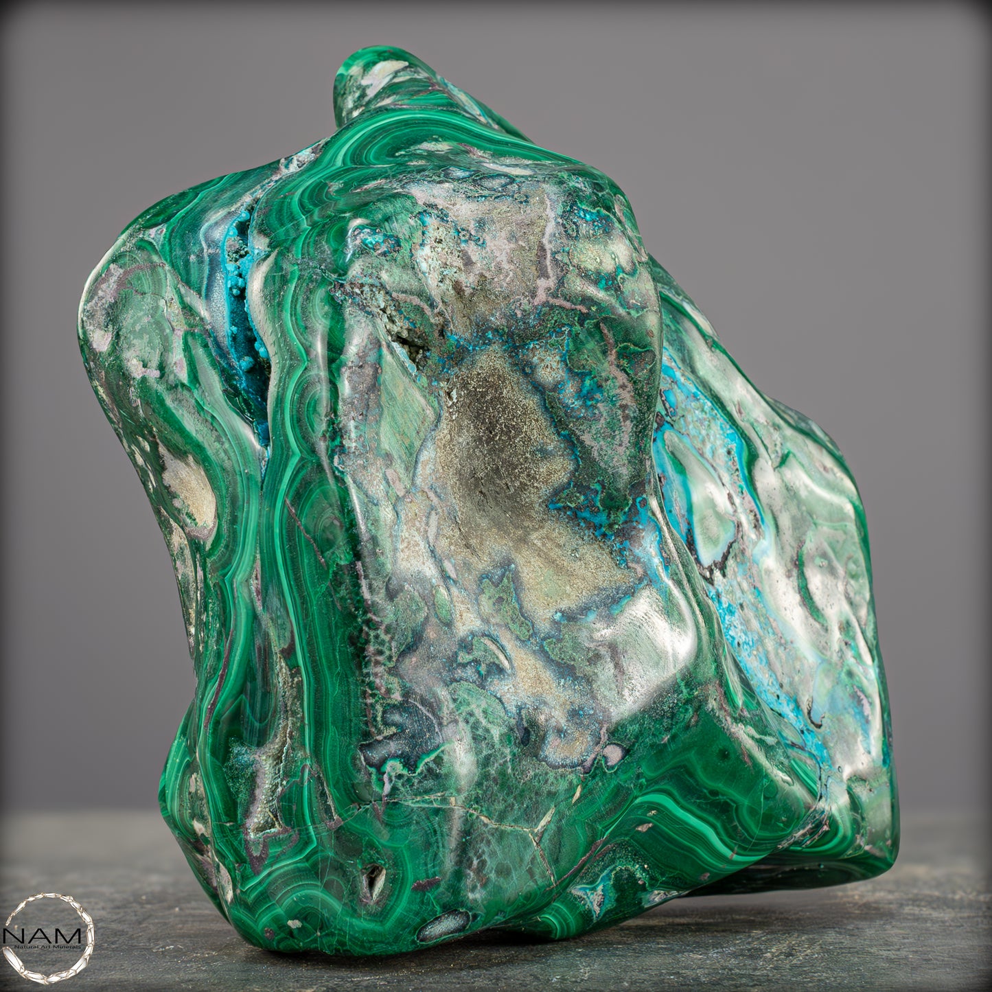 Natürlicher Botryoidaler Malachit - 2054,39g