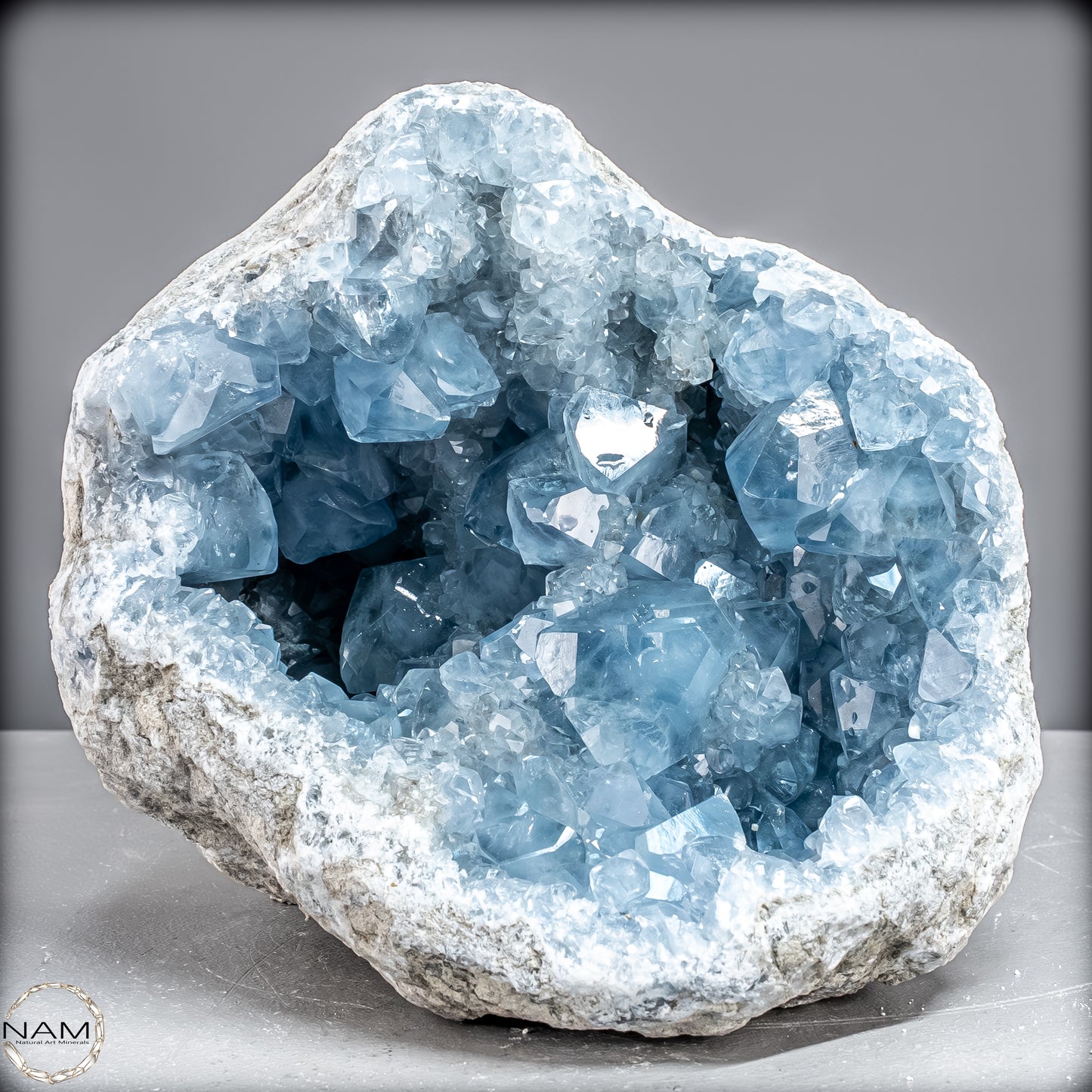 Natürliche Celestit Kristall-Druse -7258,47g