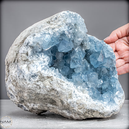 Natürliche Celestit Kristall-Druse -7258,47g
