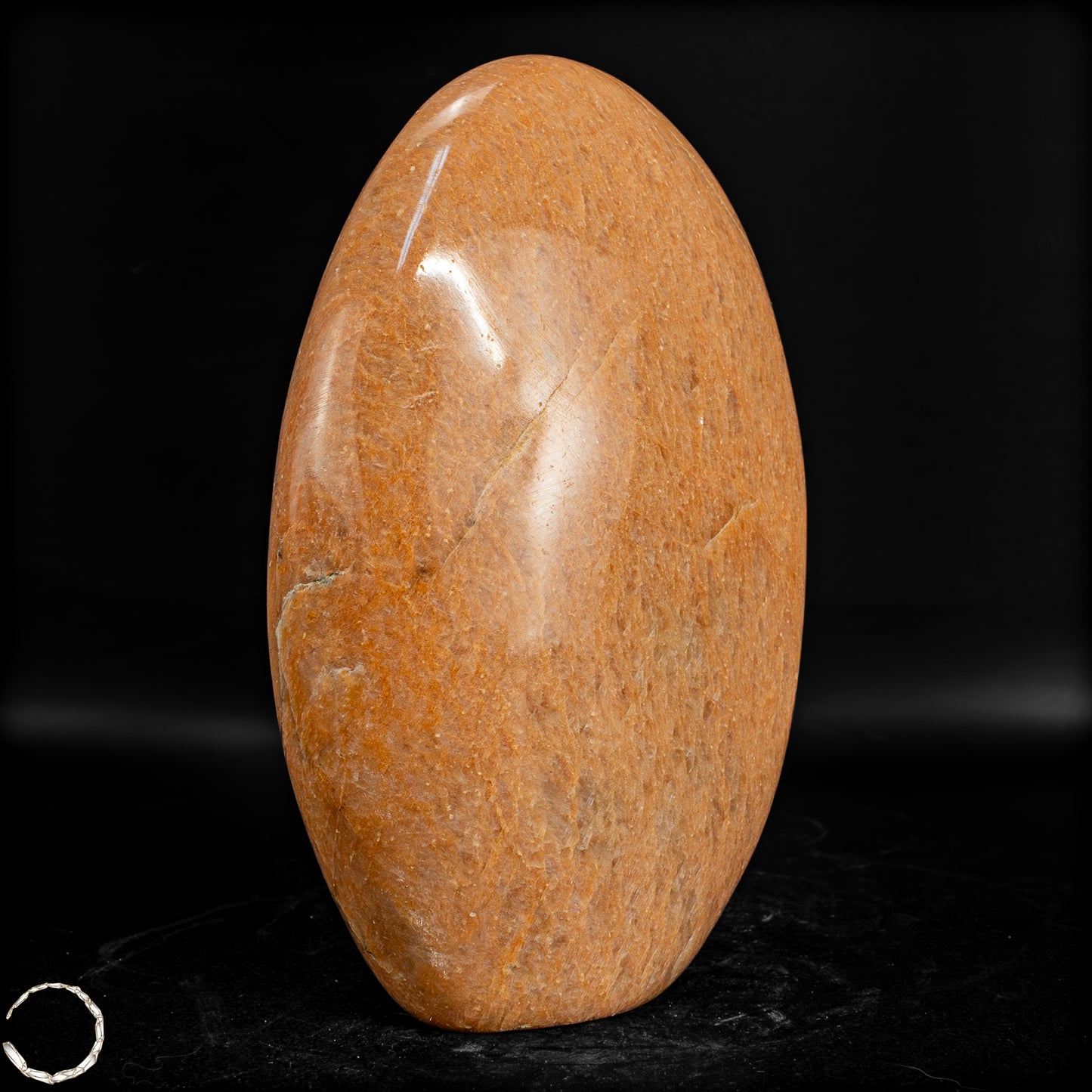 Natürliche Pfirsich-Mondstein Freiform - 641,68 g