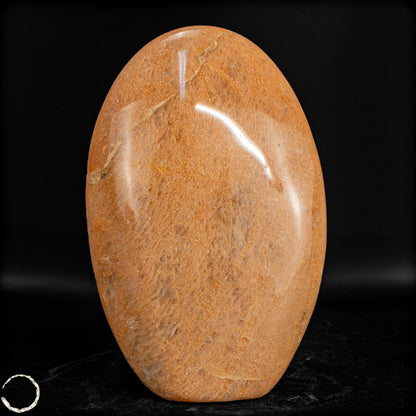 Natürliche Pfirsich-Mondstein Freiform - 641,68 g