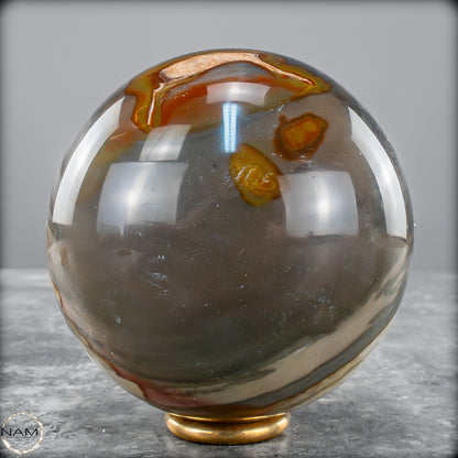 Natürliche Polychrome Jaspis Kristall-Kugel - 749,53 g