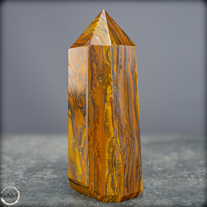 Natürlicher Tigerauge-Obelisk - 869,57g