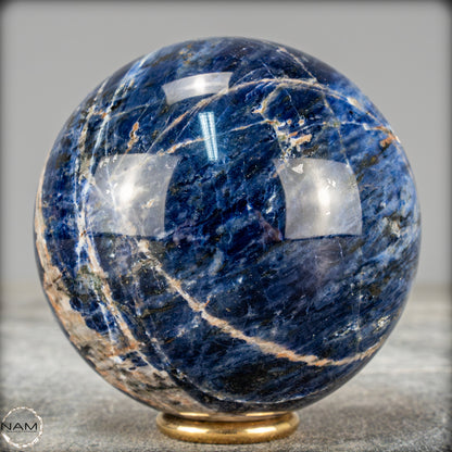 Natürliche Sodalith Kugel – 539,68g - 74,5mm