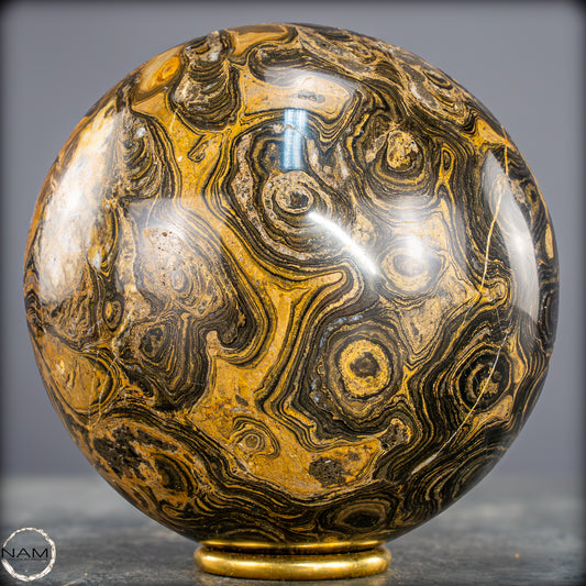 Natürliche Stromatolith -Fossile Algen als Kugel - 2000,15g - 118mm