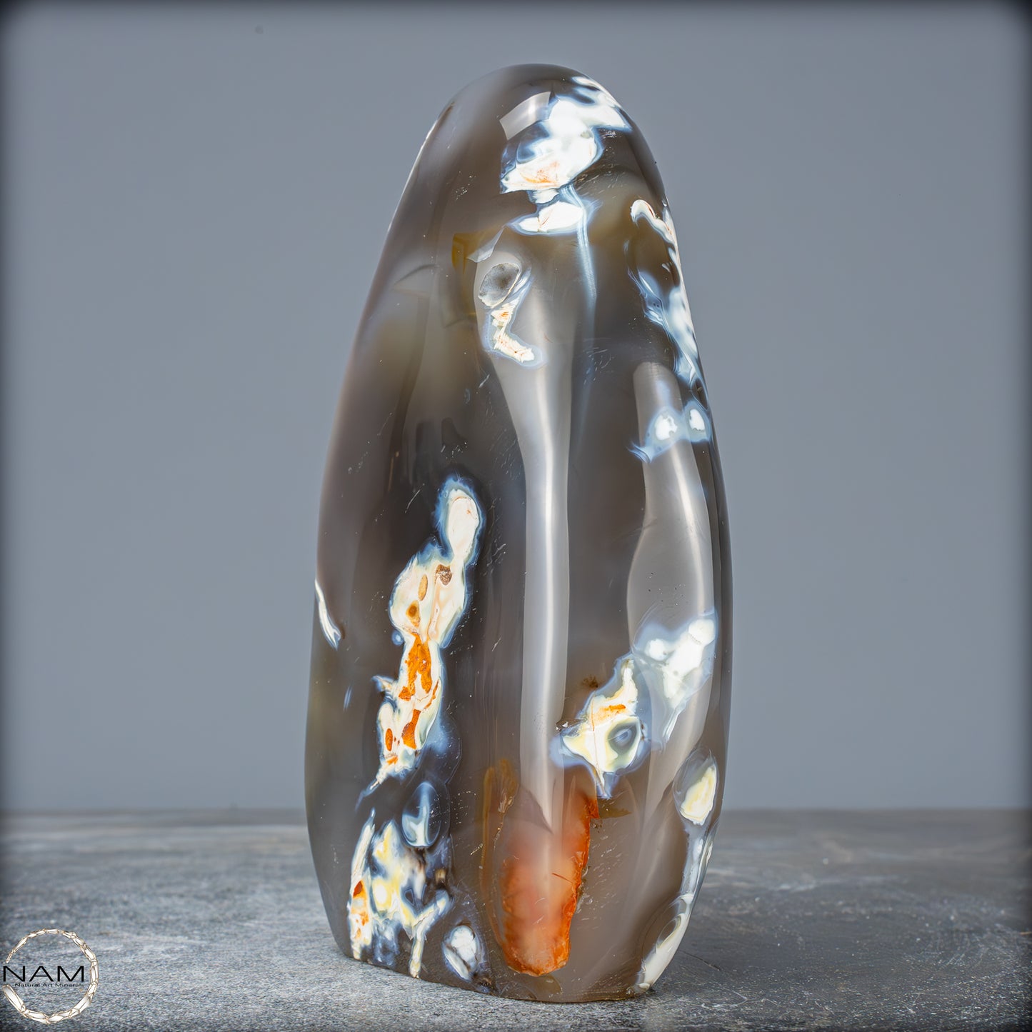 Natürliche Orca-Achat Kristall Freiform aus Brasilien - 1001,92g