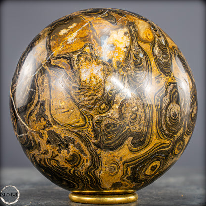Natürliche Stromatolith -Fossile Algen als Kugel - 2000,15g - 118mm