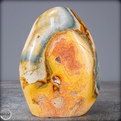 Natürliche Polychrome Jaspis Kristall-Freiform - 914,32g