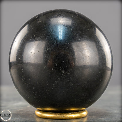 Schwarze Tourmalin-Kristall Kugel aus Brasilien - 892,65g - 84mm