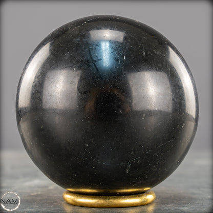 Schwarze Tourmalin-Kristall Kugel aus Brasilien - 892,65g - 84mm