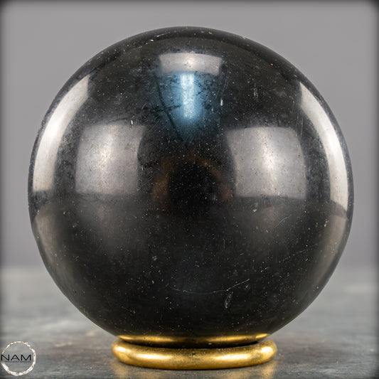 Schwarze Tourmalin-Kristall Kugel aus Brasilien - 892,65g - 84mm