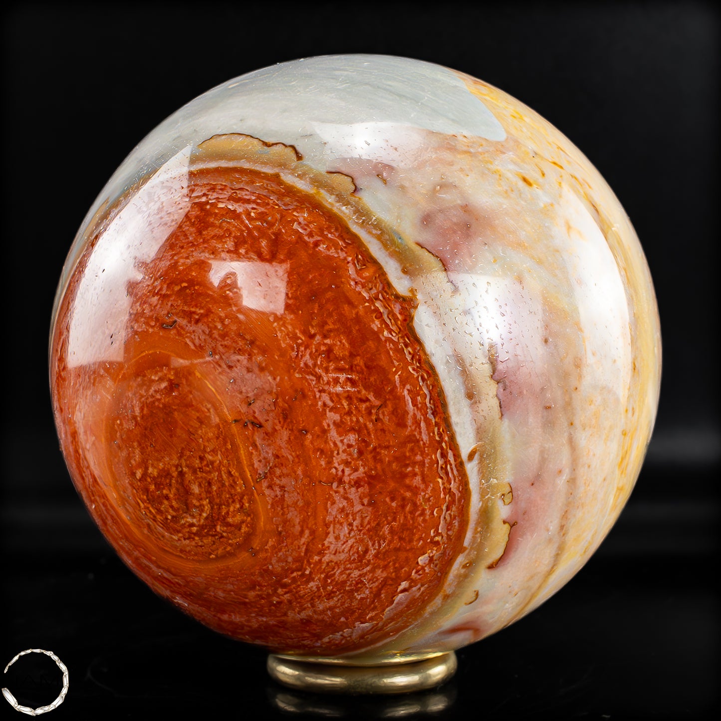 Natürliche Polychrome Jaspis Kristall-Kugel -824,88g