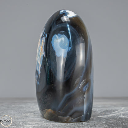 Natürliche Orca-Achat Kristall Freiform aus Brasilien - 1163,95g