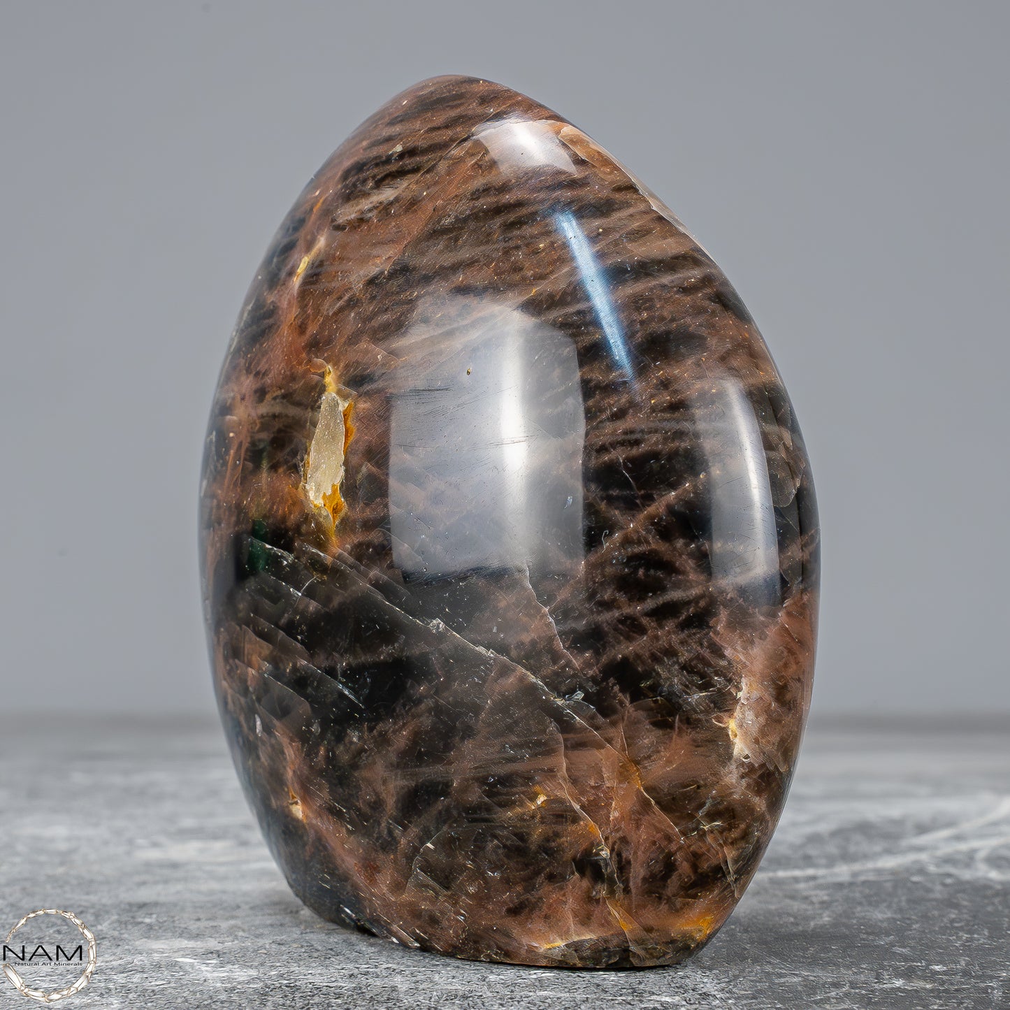 Natürliche Funkelnde Mondstein Kristall-Freiform - 831,39g