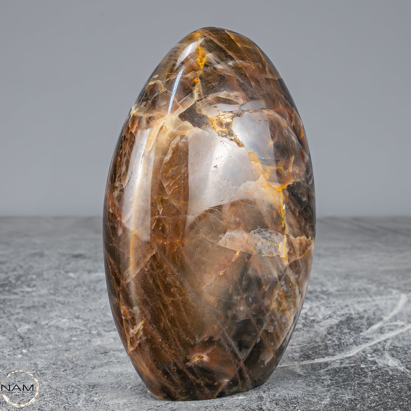 Natürliche Funkelnde Mondstein Kristall-Freiform - 804,45g