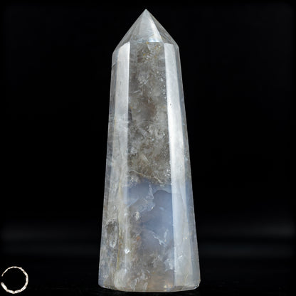 Natürlicher Lila-Lavendel-Rosenquarz Obelisk aus Brasilien - 800,11g