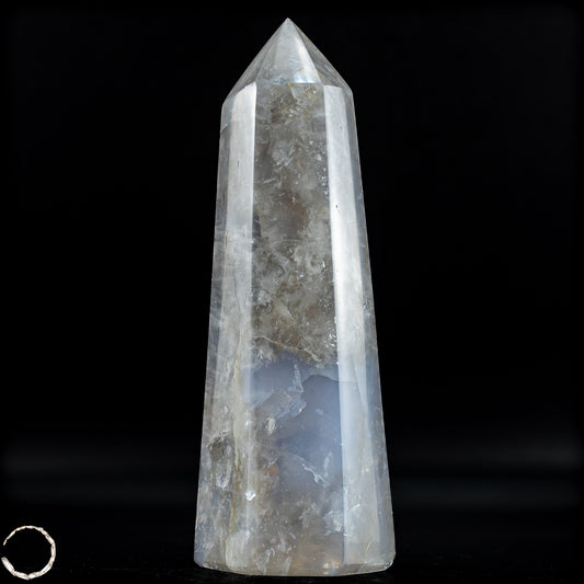 Natürlicher Lila-Lavendel-Rosenquarz Obelisk aus Brasilien - 800,11g