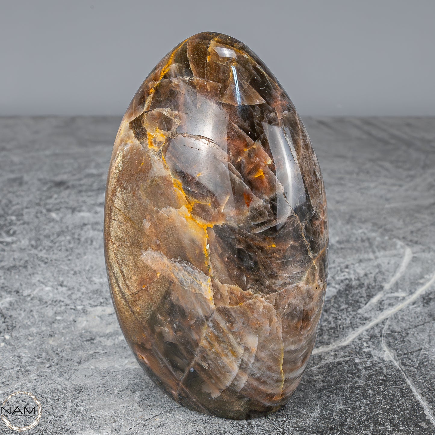 Natürliche Funkelnde Mondstein Kristall-Freiform - 804,45g