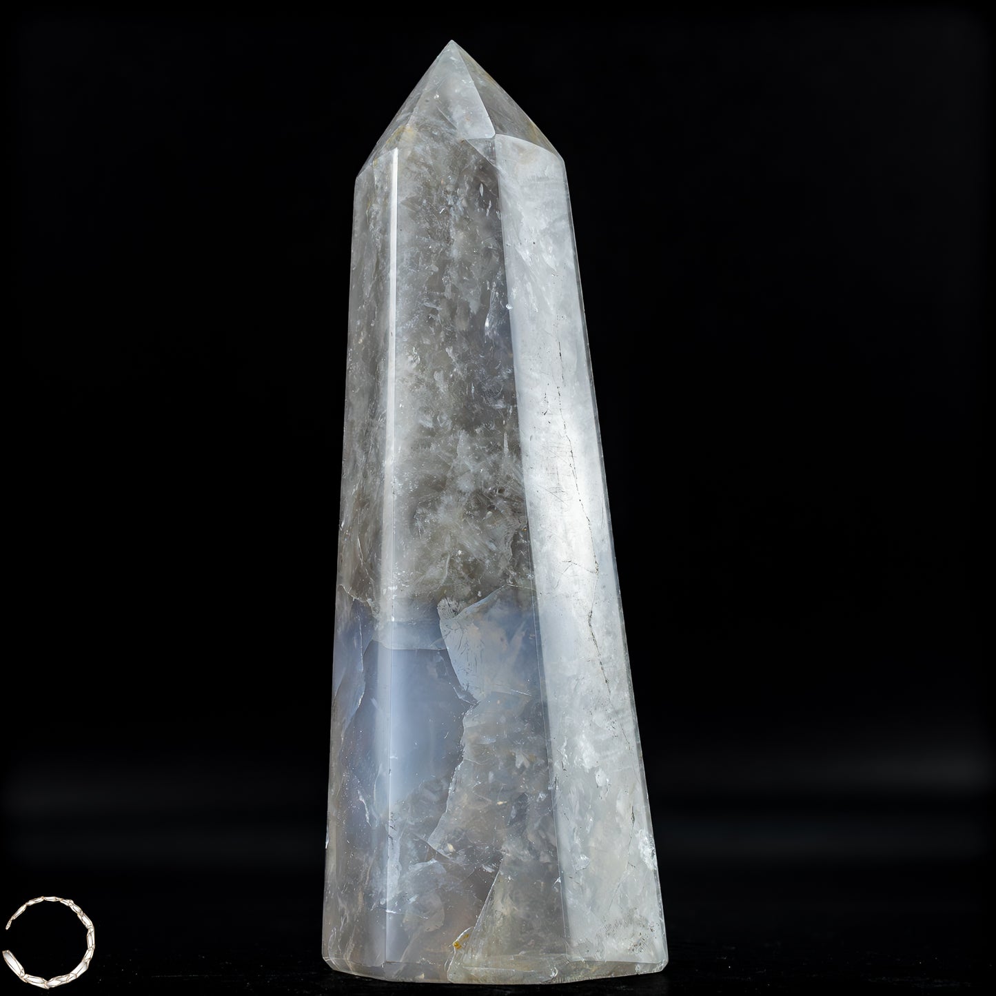 Natürlicher Lila-Lavendel-Rosenquarz Obelisk aus Brasilien - 800,11g