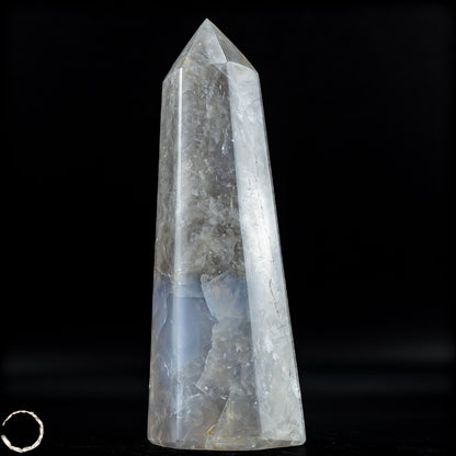 Natürlicher Lila-Lavendel-Rosenquarz Obelisk aus Brasilien - 800,11g