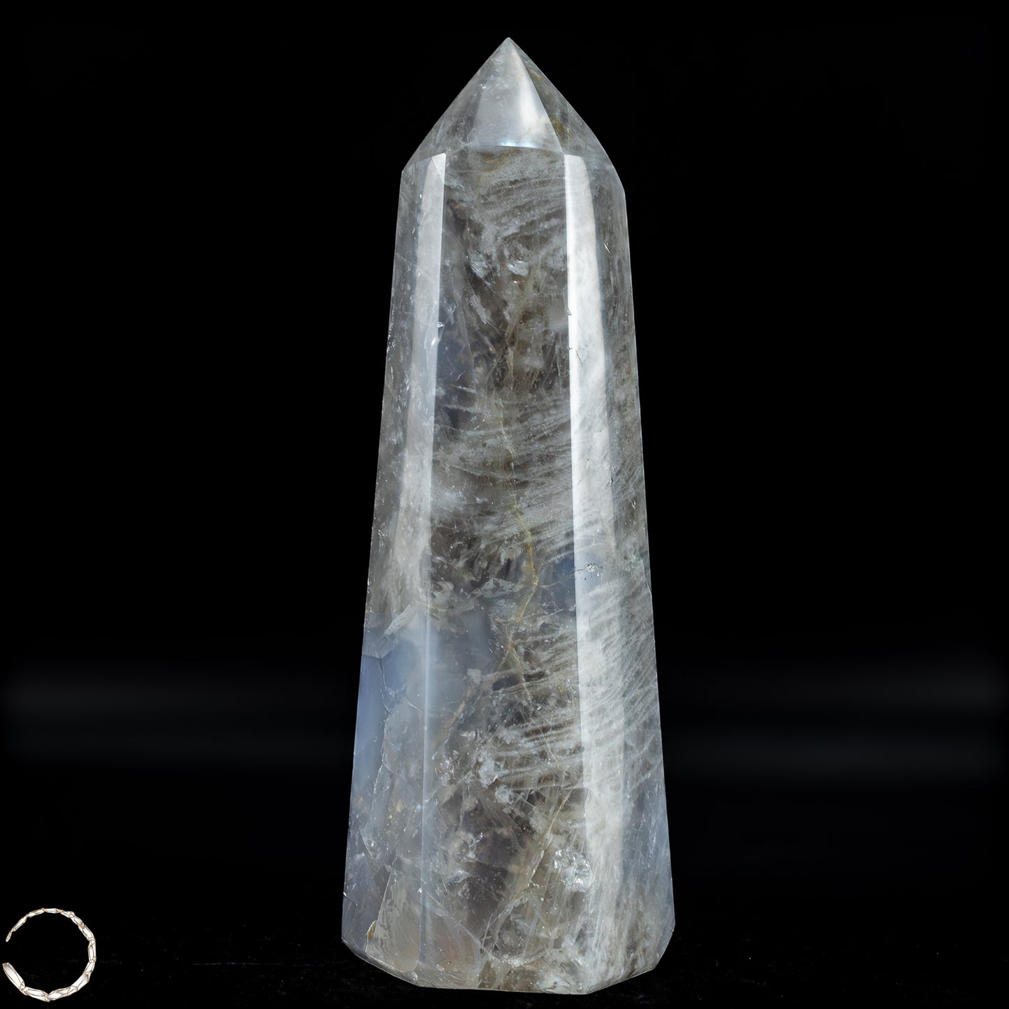 Natürlicher Lila-Lavendel-Rosenquarz Obelisk aus Brasilien - 800,11g