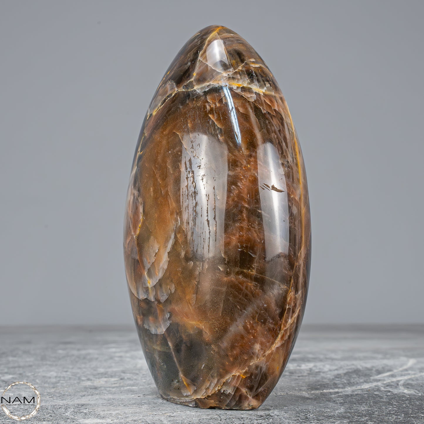 Natürliche Funkelnde Mondstein Kristall-Freiform - 804,45g