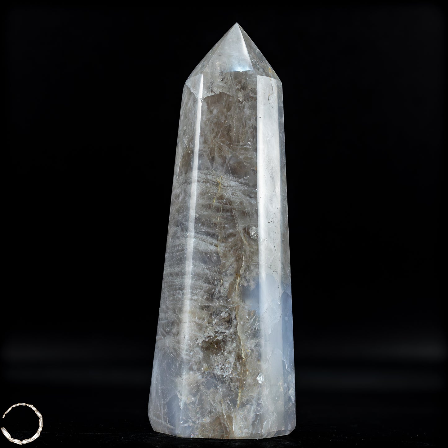 Natürlicher Lila-Lavendel-Rosenquarz Obelisk aus Brasilien - 800,11g