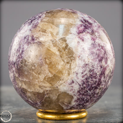 Natürliche Einhornstein - Lepidolit Kristall-Kugel - 959,09g - 87mm
