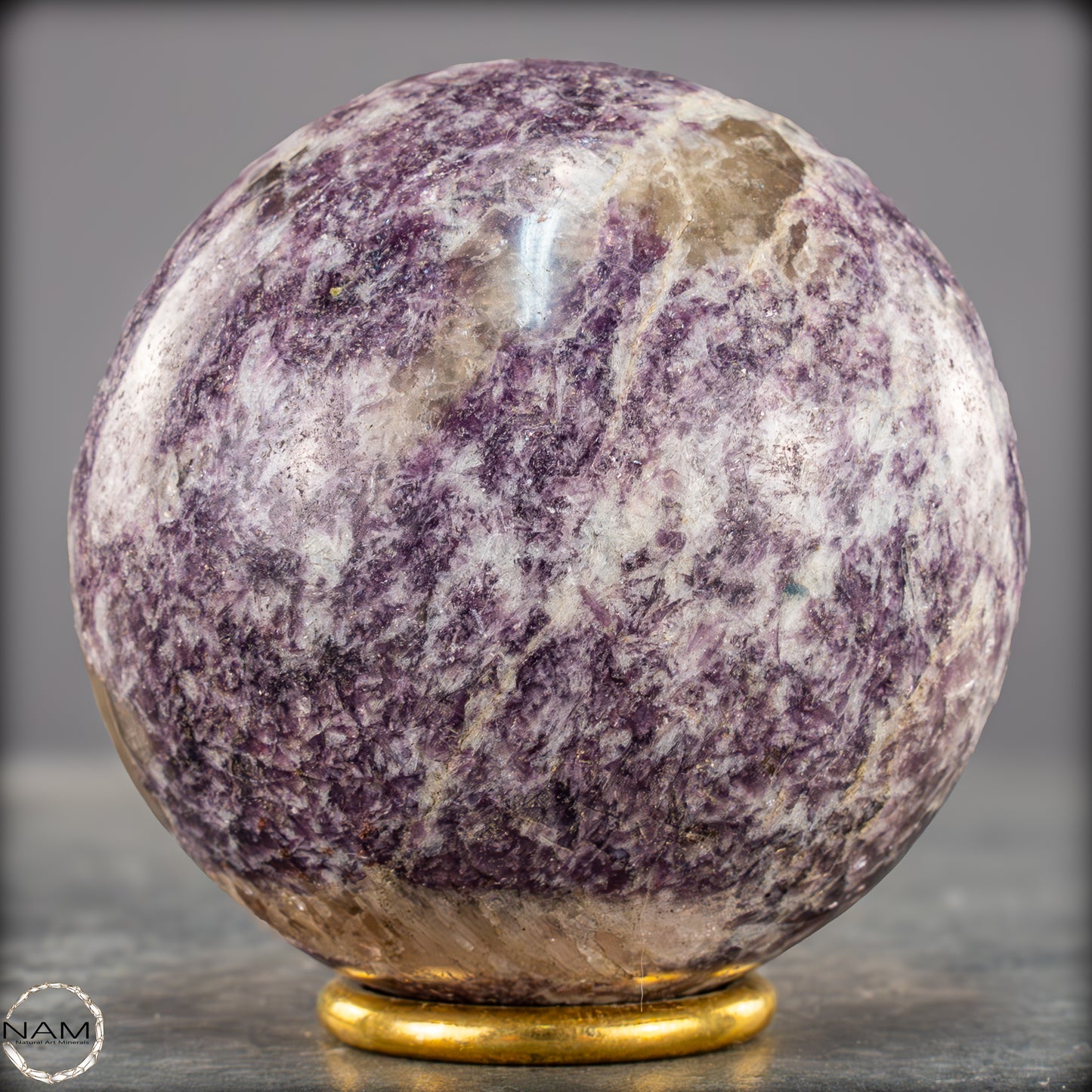 Natürliche Einhornstein - Lepidolit Kristall-Kugel - 959,09g - 87mm