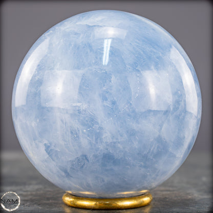 Natürliche Blaue Calcit-Kristall Kugel - 991,75g - 88mm