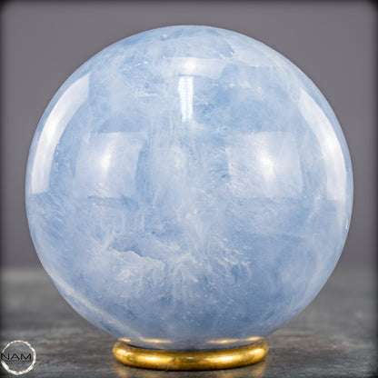 Natürliche Blaue Calcit-Kristall Kugel - 991,75g - 88mm