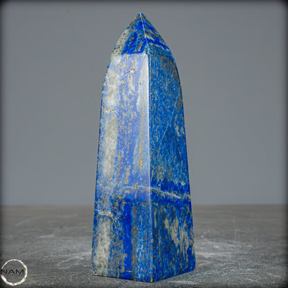 Natürlicher Königsblauer Lapislazuli Kristall-Obelisk, Spitzenqualität - 247,85g