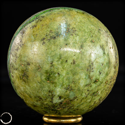 Natürliche Chrysopras-Kristall Kugel - 679,66g - 76mm