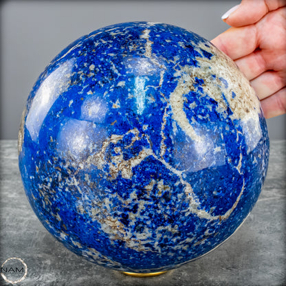 Lapis Lazuli Kugel in höchster Qualität – Tiefe, Weisheit und königliche Schönheit- 5818,18g