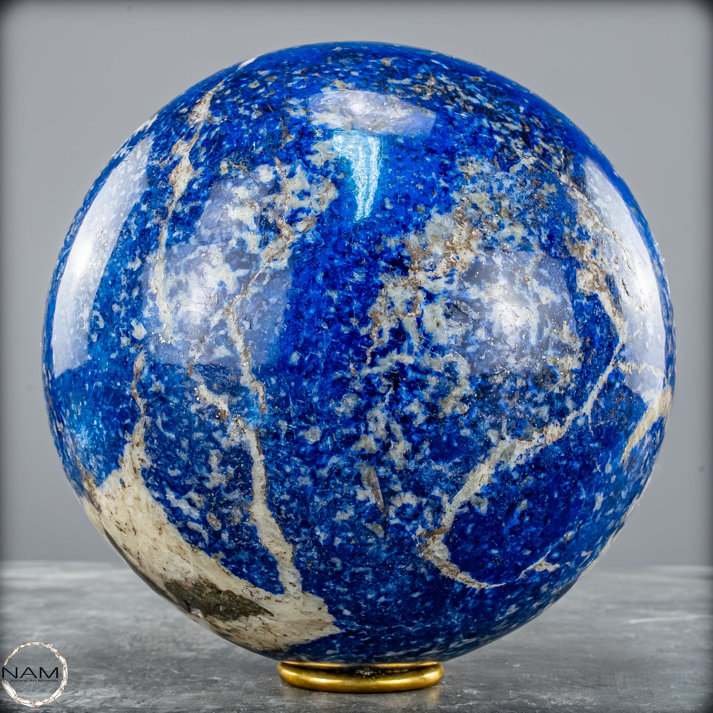 Lapis Lazuli Kugel in höchster Qualität – Tiefe, Weisheit und königliche Schönheit- 5818,18g
