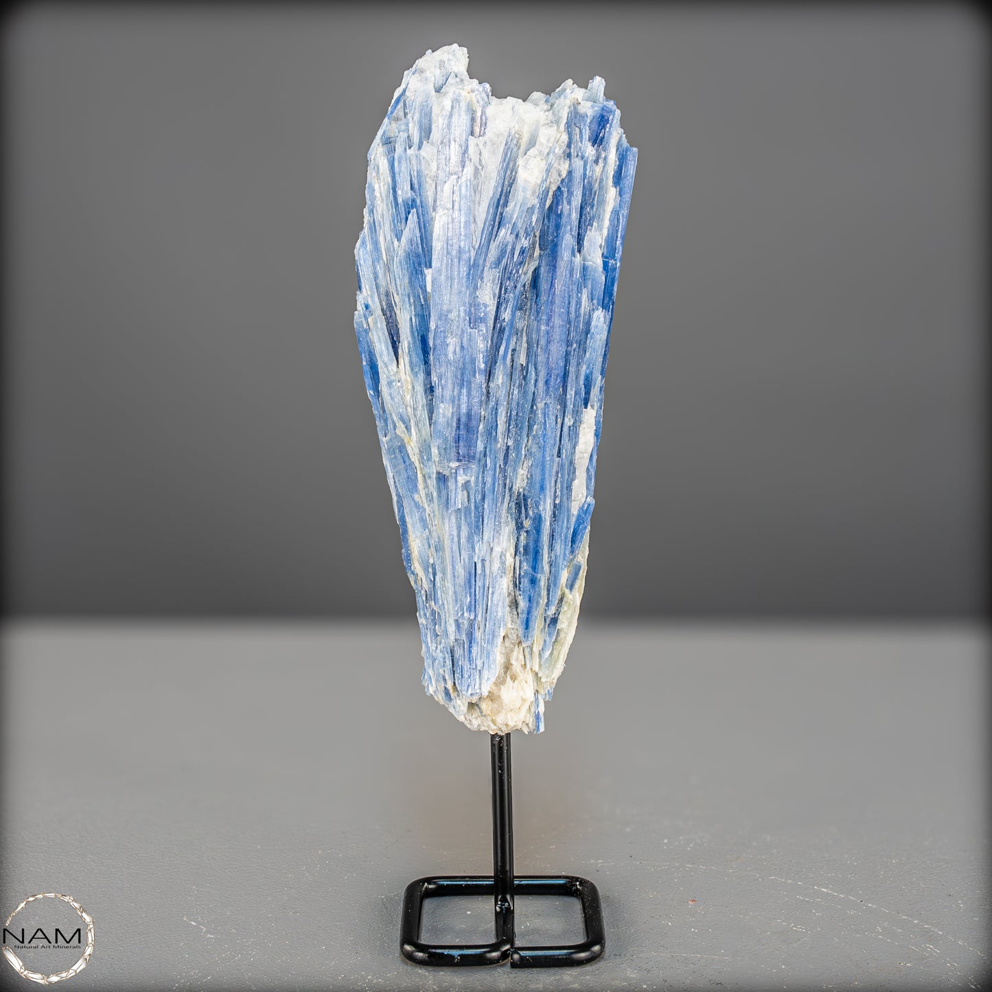 Natürlicher Kyanit-Kristall Cluster auf Ständer aus Brasilien - 438,69g