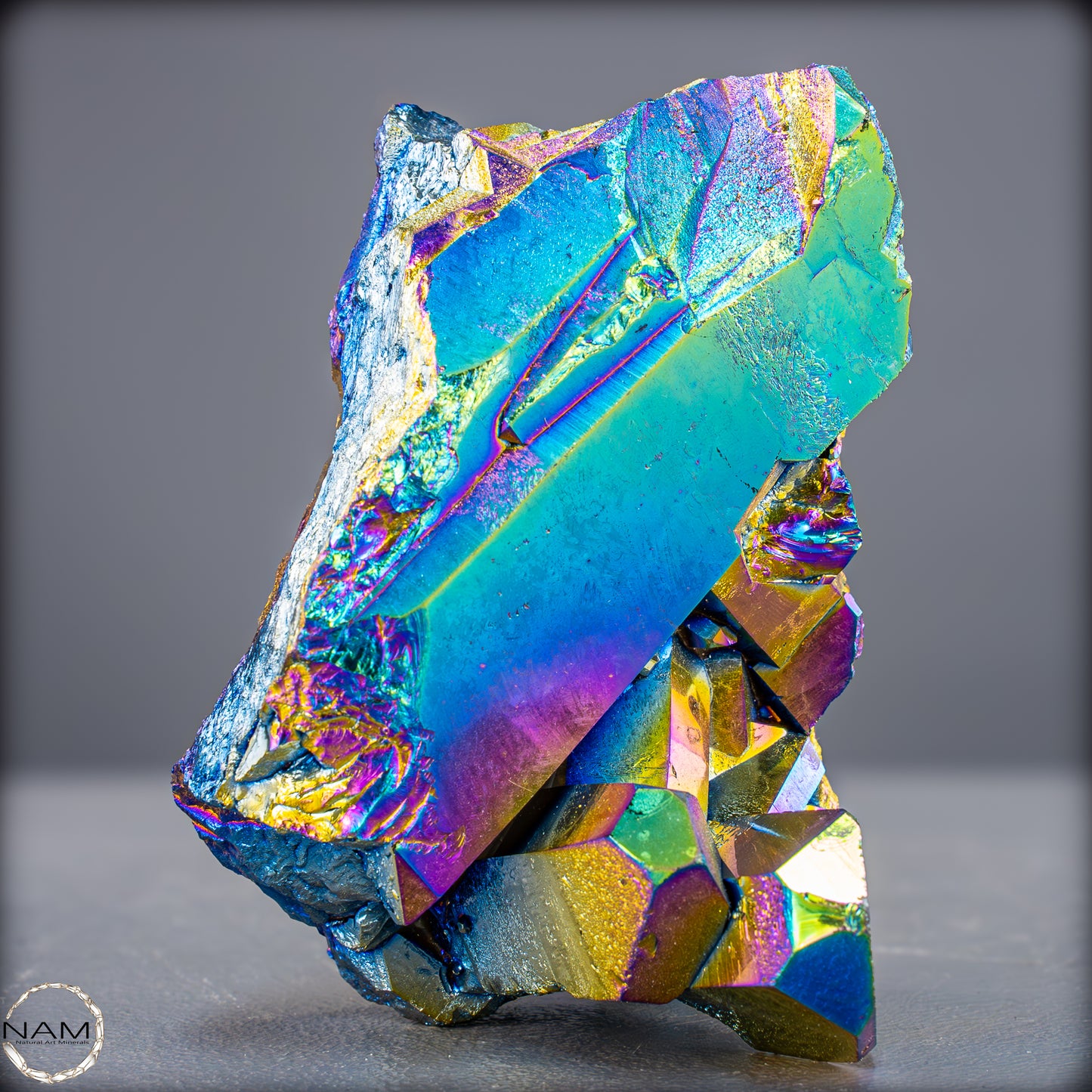 Wunderschönes Aura-Amethyst Kristallcluster – 671,39g