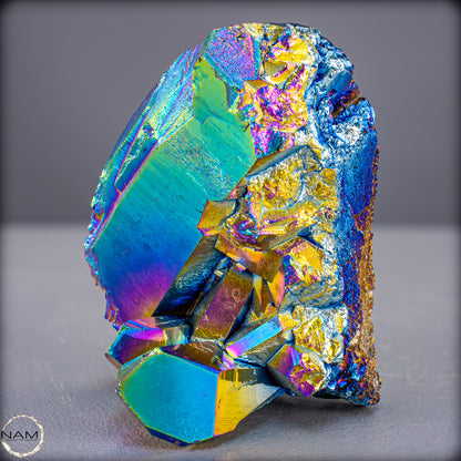 Wunderschönes Aura-Amethyst Kristallcluster – 671,39g