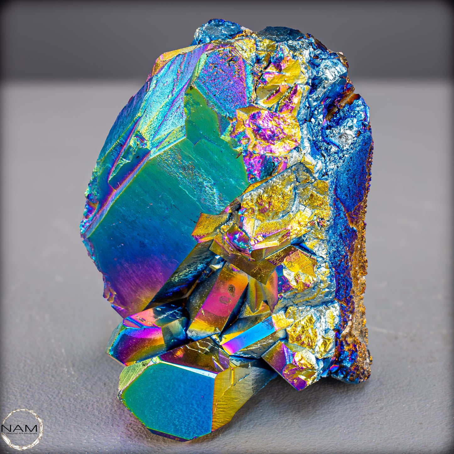 Wunderschönes Aura-Amethyst Kristallcluster – 671,39g