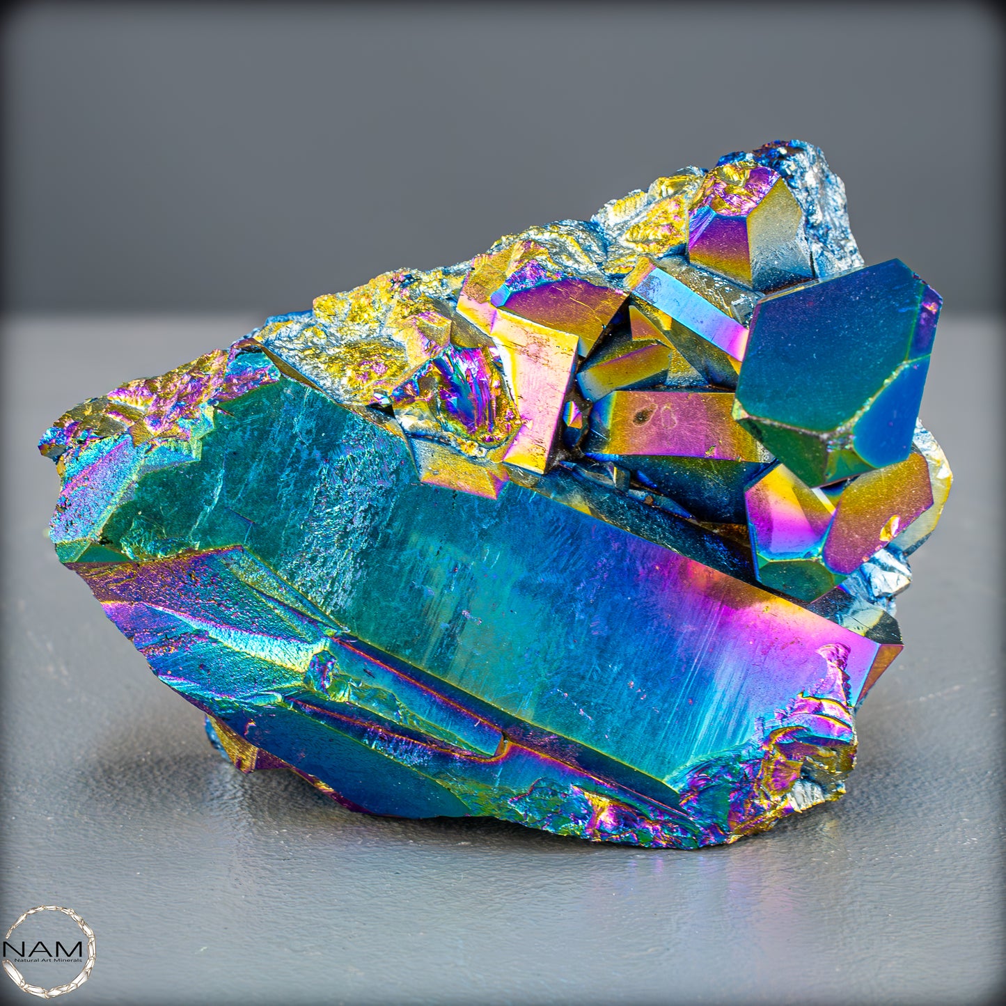 Wunderschönes Aura-Amethyst Kristallcluster – 671,39g