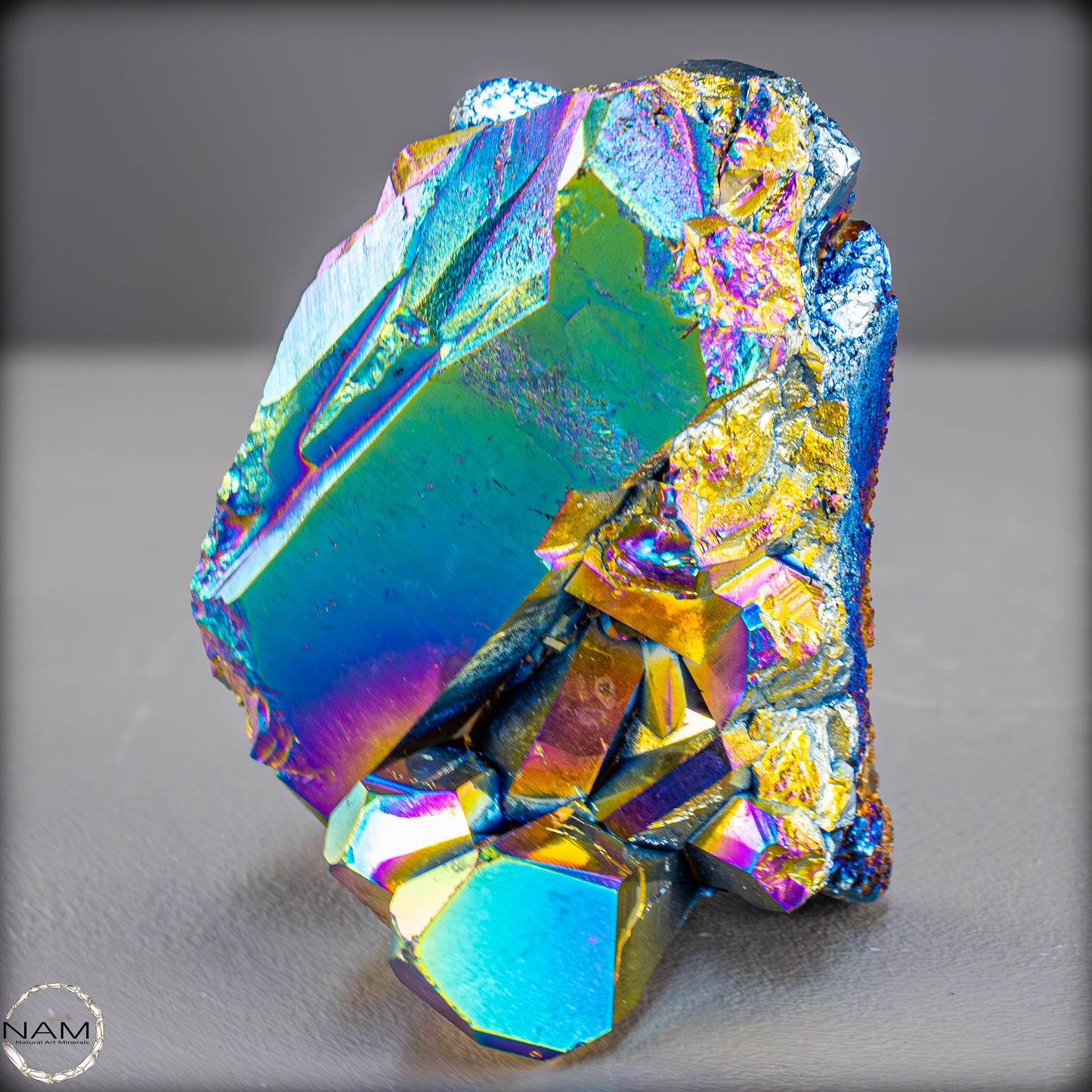 Wunderschönes Aura-Amethyst Kristallcluster – 671,39g