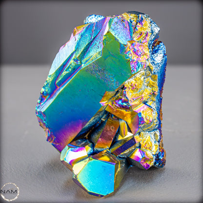 Wunderschönes Aura-Amethyst Kristallcluster – 671,39g