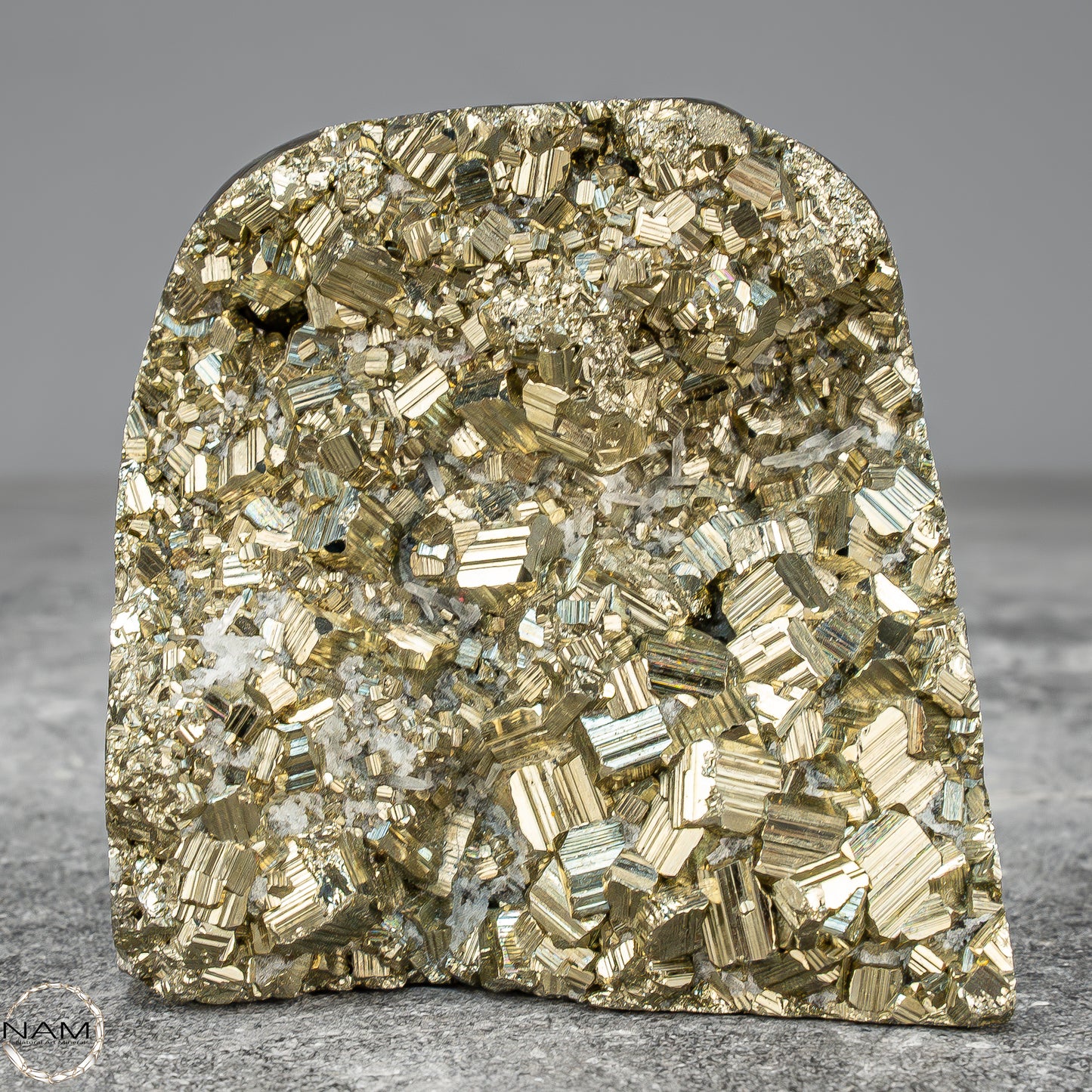 Natürliche Pyrit, Quarz und Galena Kristallcluster - 408,79g