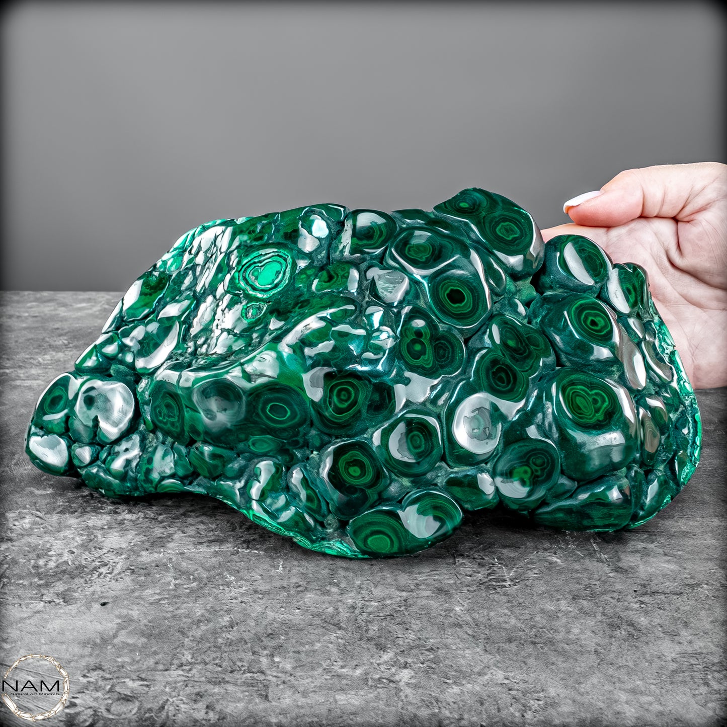 Natürlicher Botryoidaler Malachit - 2295,77g